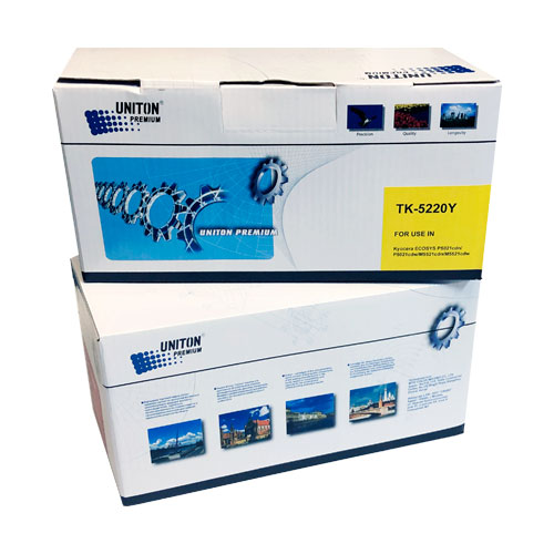 Тонер-картридж для (TK-5220Y) KYOCERA (1,2K) желтый UNITON Premium GREEN LINE (Eco Protected)