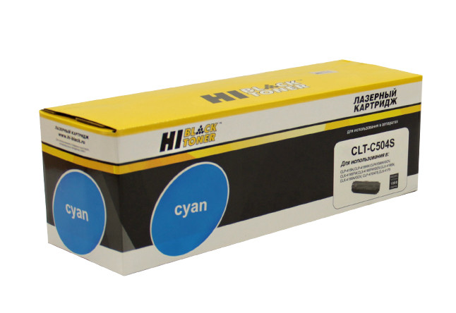 Картридж Samsung CLP-415/470/475/CLX-4170/4195 (Hi-Black) CLT-C504S, C, 1,8K