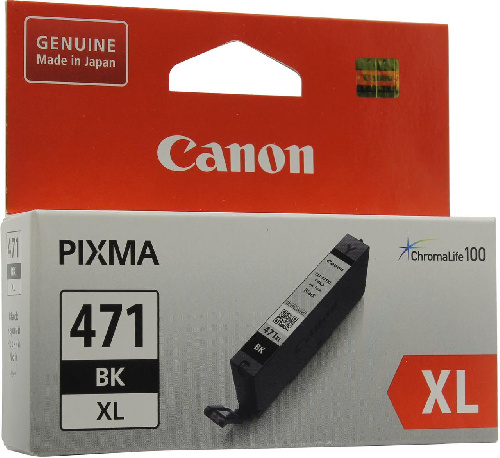 Картридж Canon PIXMA MG5740/MG6840/MG7740 (O) CLI-471XL Bk / 0346C001 черный увелич