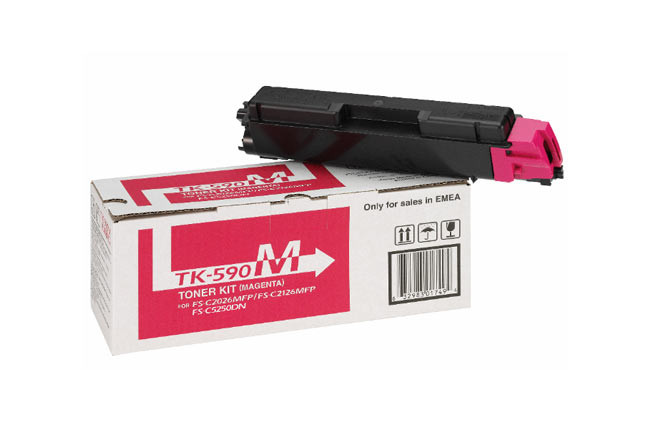 Картридж Kyocera FS-C2026MFP/C2126MFP/C5250/ECOSYS M6026CDN/P6026CDN (O) TK-590M, M, 5K