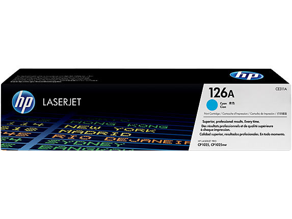 Картридж HP CLJ CP1025/1025nw (O) CE311A/№126A, C, 1K