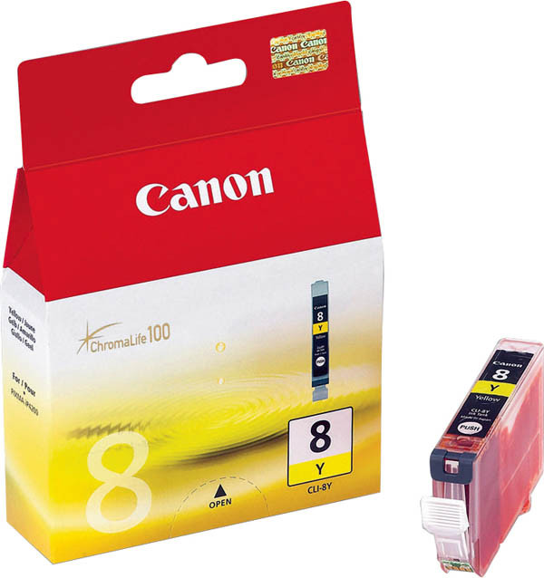 Картридж Canon PIXMA iP4200/iP6600D/MP500 (O) CLI-8Y, Y / 0623B024