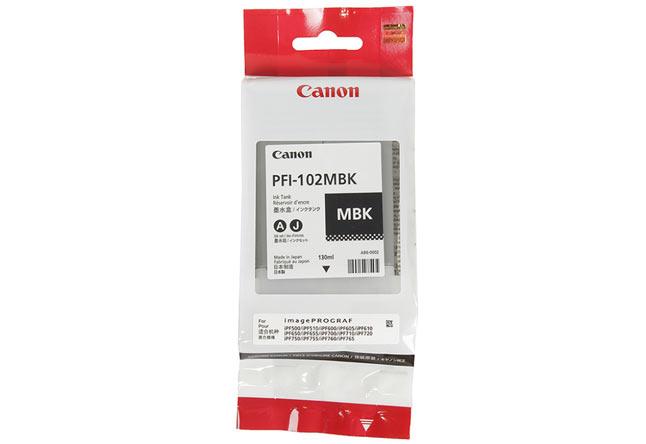 Картридж Canon IPF 500/600/605/700/710 (O) PFI-102MBK/0894B001, 130 мл