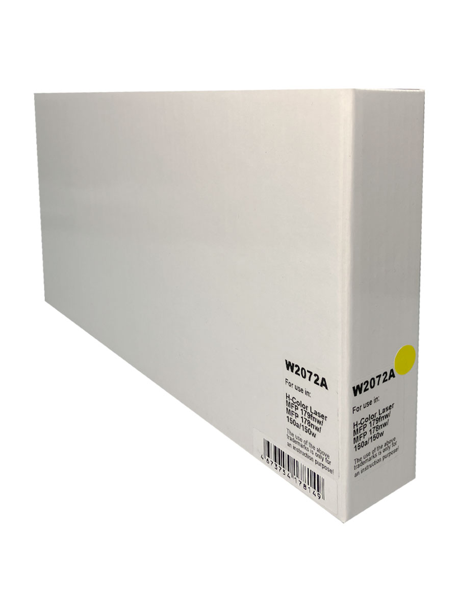 Картридж для HP Color LJ 150/MFP178/ MFP179 W2072A (117A) желтый (0,7К) (Noname)