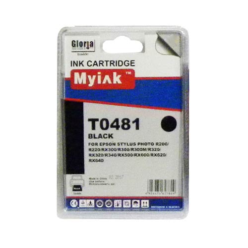 Картридж EPSON R200/300/RX500/600 Black (16ml, Dye) MyInk (T0481)