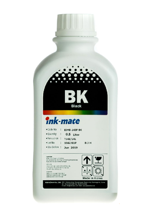 Чернила Epson (Ink-Mate) 500 мл, EIMB-143/147P A (черный) пигмент