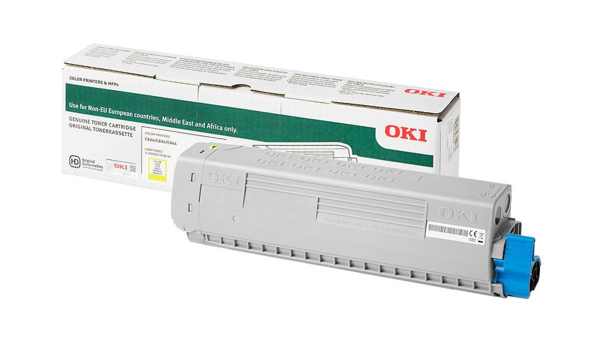 Тонер-картридж Oki C824/834/844 5К (yellow) (O)