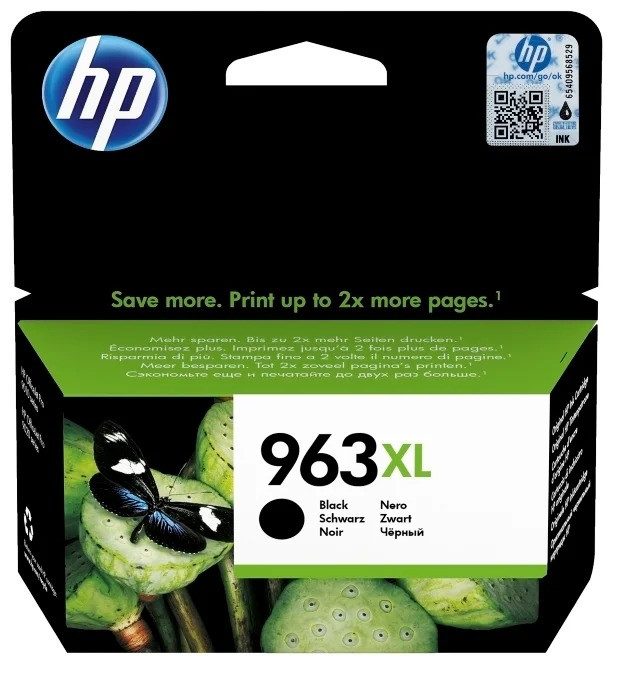 Картридж HP OfficeJet Pro 901x/902x/HP, 2К (O) 963XL/3JA30AE, чёрный