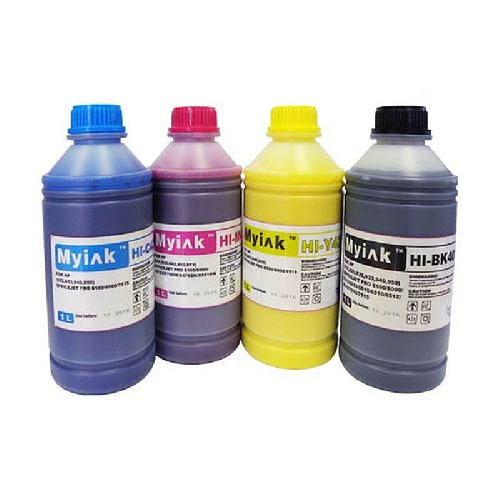 Чернила MyInk HP T120/T520 (711), HI-Y213/NI-HK135Y, 1 л, Y (желтый)