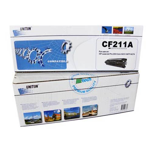 Картридж для HP CF211A (131A) синий (1,8K) UNITON Premium GREEN LINE (Eco Protected)