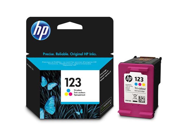Картридж HP DJ2130 (O) F6V16AE, №123, Tricolor