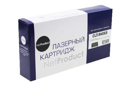 Картридж Samsung CLP-360/365/368/CLX-3300/3305/3307 (NetProduct) CLT-M406S, M, 1K