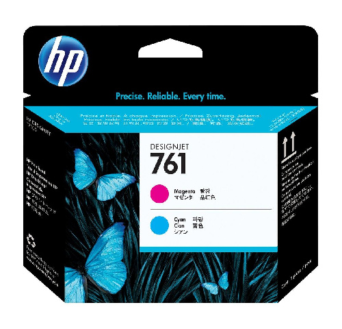 Печатающая головка HP DesignJet T7100 (O) 761/ CH646A, пурпурный/ голубой