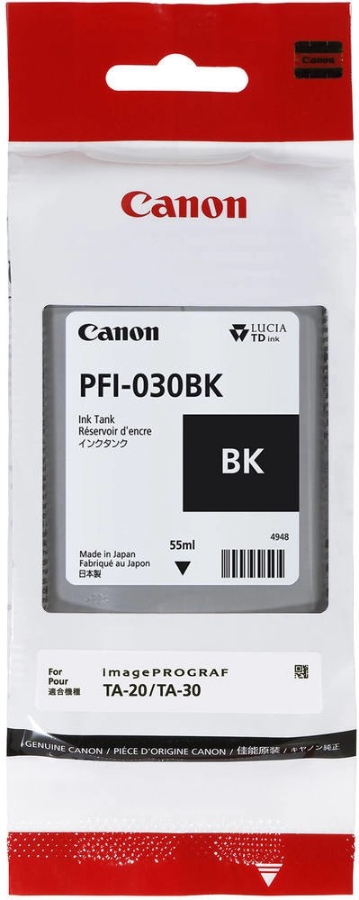 Картридж CANON IPF TA-20/TA-30/TM-240/ТМ-340, PFI-030Bk/ 3489C001 (O) Bk