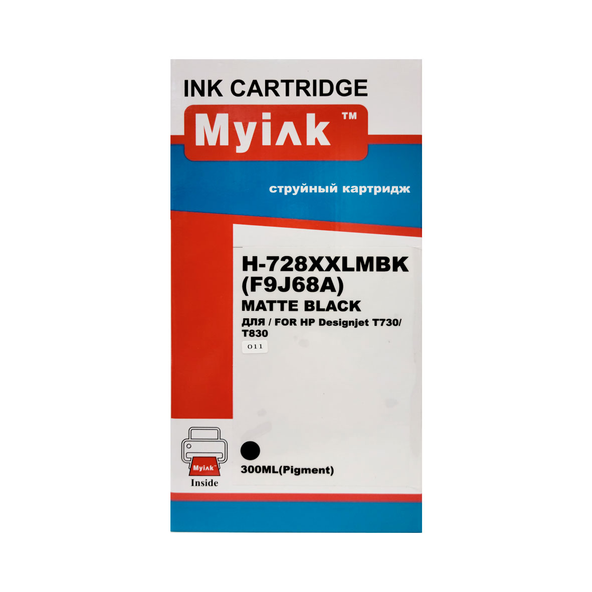 Картридж HP Designjet T730/T780 F9J68A Matte Black Pigment MyInk (728XXL)