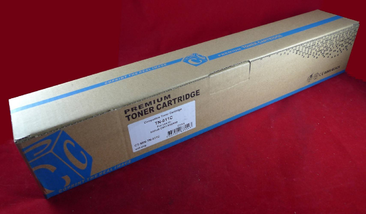 Тонер Konica-Minolta bizhub C451/C550/C650 TN-611C cyan (туба 390г) (ELP Imaging)