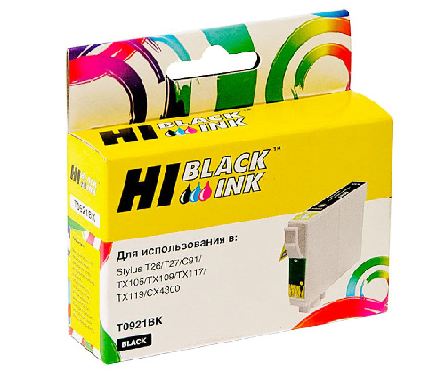 Картридж Epson Stylus C91/CX4300/T26/TX106/109 (Hi-Black) T09214A10/C13T10814A10, BK