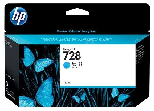 Картридж HP DesignJet T730/T830, 130ml (O) Cyan F9J67A/№728