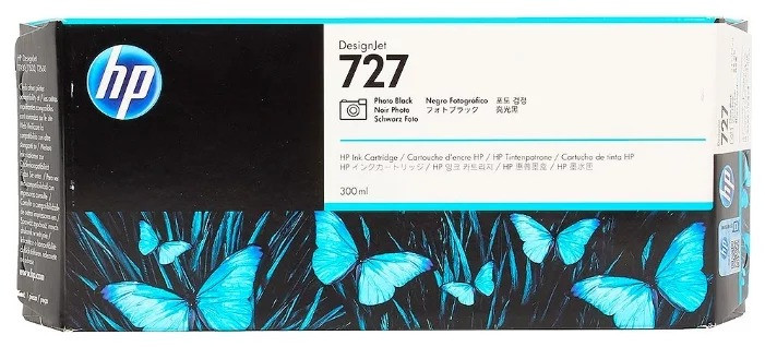 Картридж HP DesignJet T920/T1500, 300ml (O) Photoblack F9J79A/№727