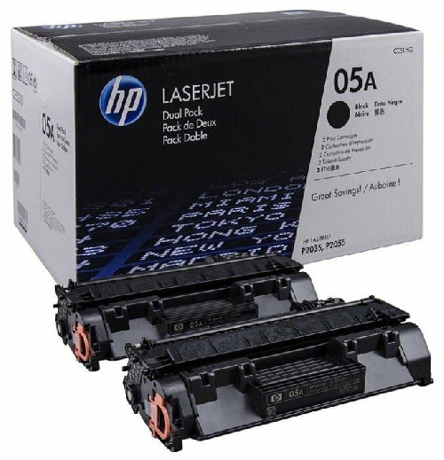 Картридж HP LJ P2055/P2035 (O) CE505D, 2,3K*2
