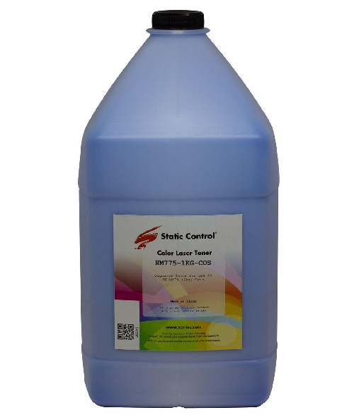 Тонер HP M775 (Static Control) C, 1 кг, флакон