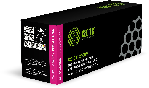 Картридж лазерный CACTUS CS-CTL2000M (CTL2000M) magenta ((1500стр.)