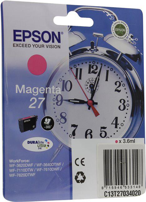 Картридж Epson WorkForce WF-7110/7610/7620 (O) T2703/C13T27034022, M