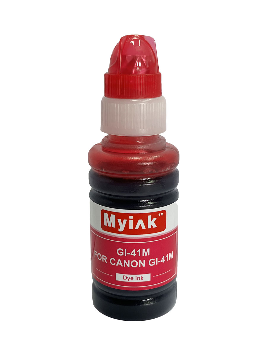 Чернила EcoTank GI-41M для Canon PIXMA G1420/G2420/G2460/G3420/G3460 (70мл,magenta) MyInk