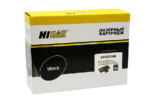 Картридж Ricoh Aficio SP 200N/SP202SN/SP203SFN (Hi-Black) SP200HS/ SP200HE, 2,6K