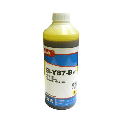 Чернила для EPSON (T6644/T6734) (1л, yellow, Dye) EI-Y87-B Gloria MyInk