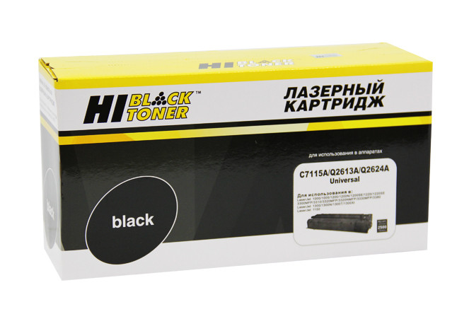 Картридж HP LJ 1200/1300/1150 (Hi-Black) C7115A/Q2613А/Q2624A унив.2.5K