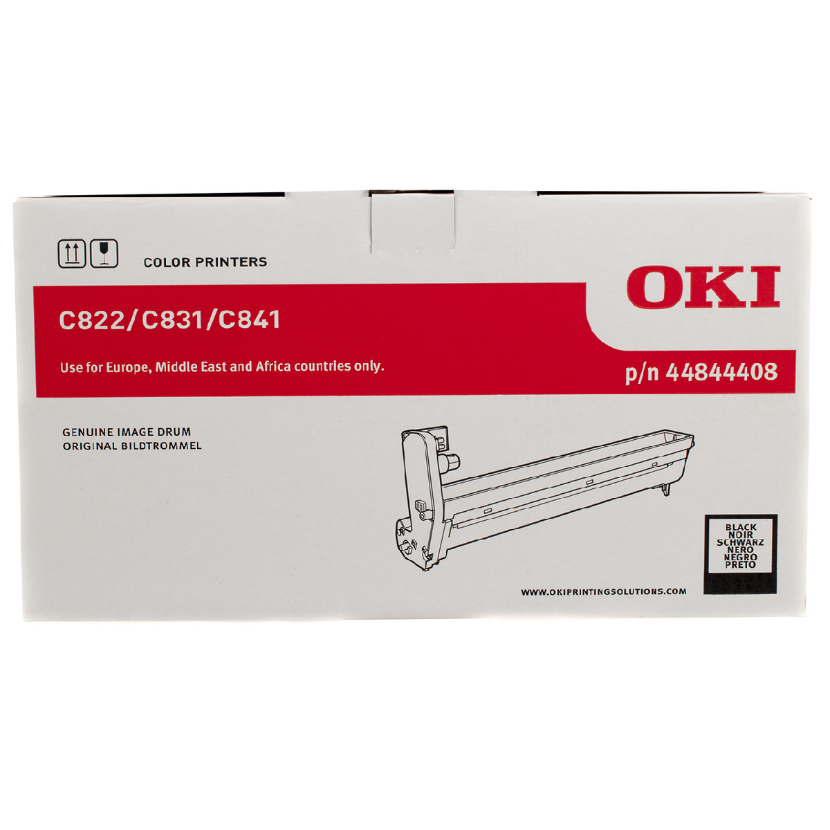 Блок барабана Oki C831/C841/C822 черный (O) 10к (44844408)