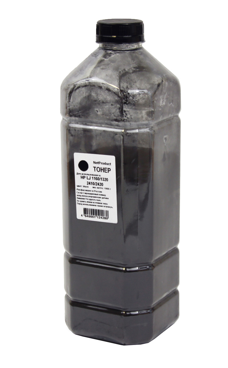 Тонер HP LJ 1160/1320/2410/2420 (NetProduct) 1кг, канистра