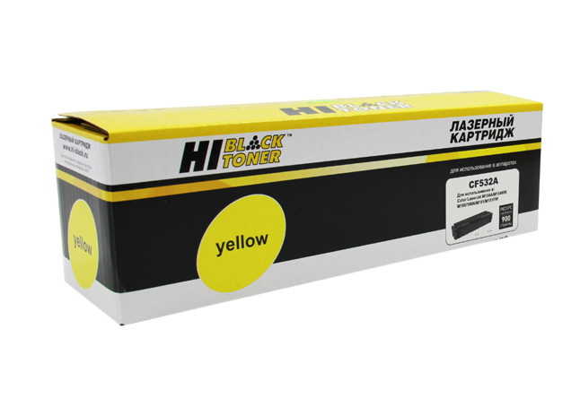Картридж HP CLJ Pro M154A/M180n/M181fw (Hi-Black) CF532A, Y, 0.9K