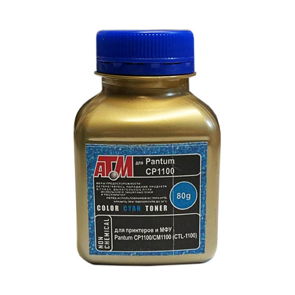 Тонер для Pantum CP1100/CM1100 (CTL-1100) (фл,80,синий,NonChem) Gold ATM