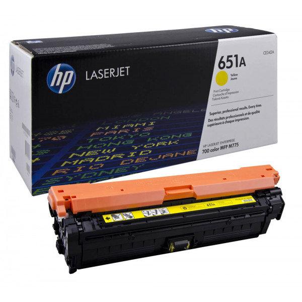 Картридж HP CLJ Enterprise MFP M775dn/775f/775z/775z+ (O) № 651A, CE342A, Y, 16K