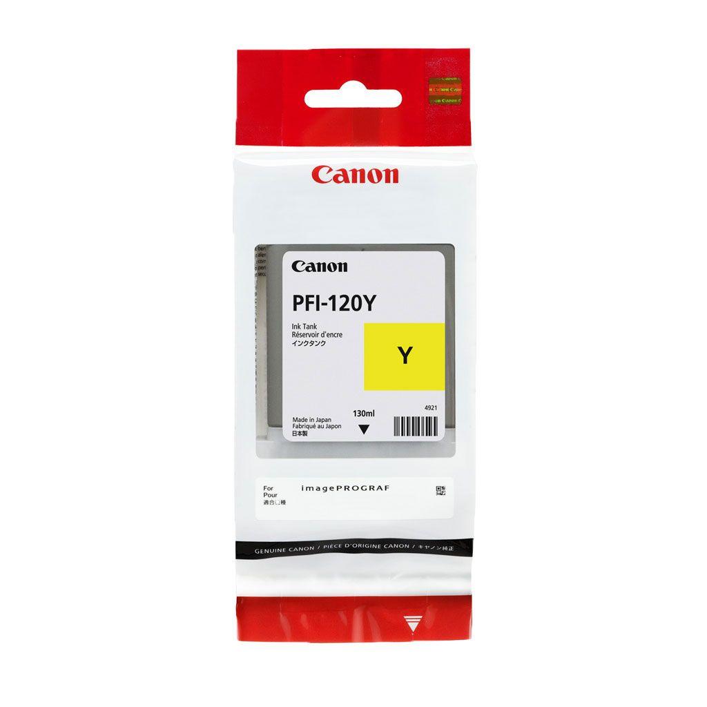 Картридж Canon iPF TM-200/TM-205/TM-300/TM-305 (O) PFI-120Y, жёлтый, 130 мл