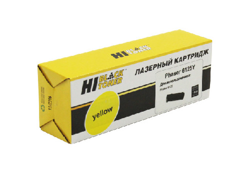 Картридж Xerox Phaser 6125 (Hi-Black) 106R01337/106R01333, Y, 1K