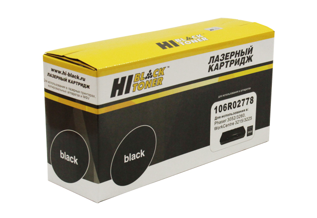 Картридж Xerox Phaser 3052/3260/WC 3215/3225 (Hi-Black) 106R02778, 3K (новая прошивка)