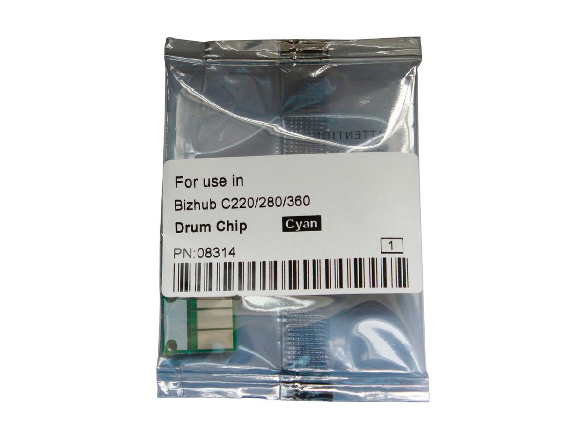 Чип KONICA MINOLTA Bizhub C220/C280/C360 (CET) CMY, (WW), 90K, CET8314, драм-юнит