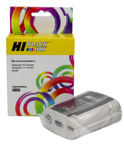 Картридж HP Designjet 510 (Hi-Black) CH565A/№82, BK