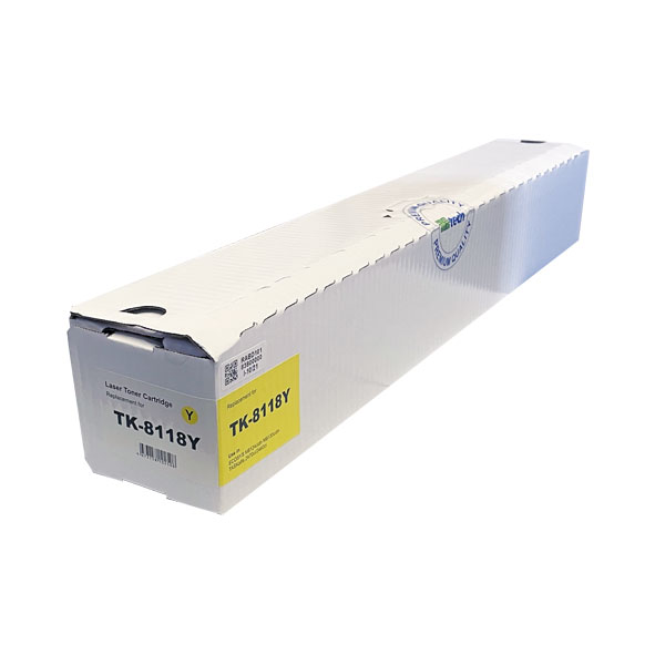Тонер-картридж для (TK-8118Y) KYOCERA ECOSYS M8124cidn (6K,120г,SAKATA) желтый UNITON Premium