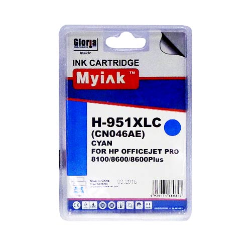 Картридж HP CN046AE Cyan (26ml, Pigment) MyInk (951XL)