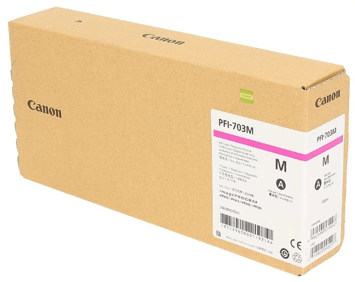 Картридж Canon imagePROGRAF iPF810/ipF815/iPF820/iPF825 (O) PFI-703M/2965B001, 700 мл