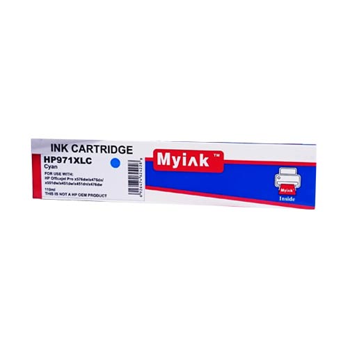 Картридж HP OfficeJet Pro X451/476/551/576 CN626AE Cyan (110ml, Pigment) MyInk (971XL)
