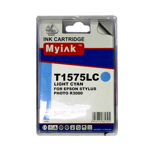 Картридж для (T1575) EPSON St Photo R3000 Light Cyan MyInk
