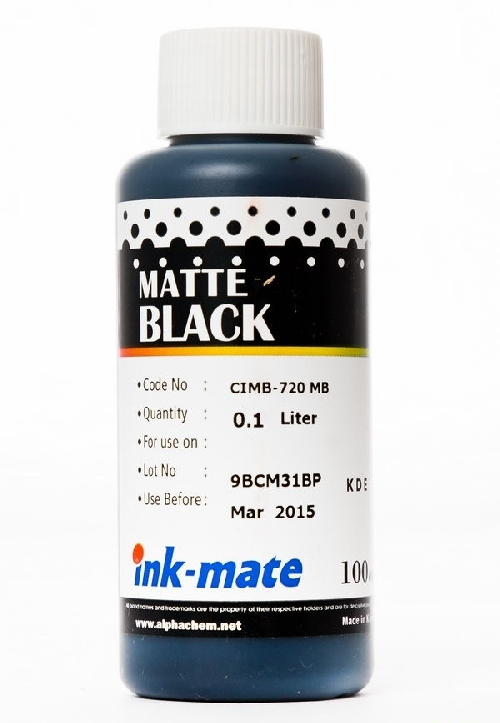 Чернила Canon (Ink-Mate) 100 мл, CIMB-720MBK (матовый черный) пигмент