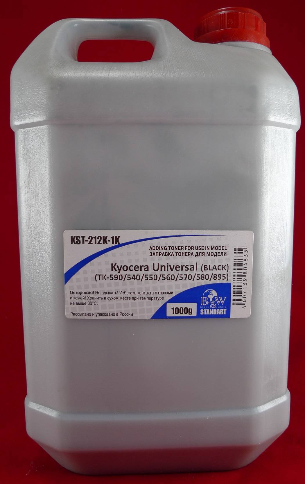 Тонер для Kyocera Universal (TK-590) Black (кан. 1кг) Black&White Standart (Tomoegawa) фас.Россия