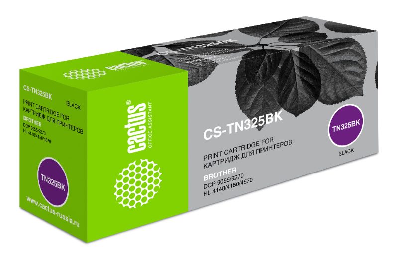 Картридж лазерный Cactus CS-TN325BK TN-325BK черный (4000стр.)