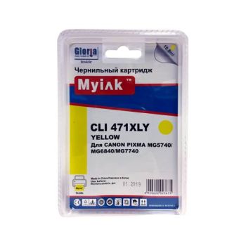 Картридж CANON PIXMA MG7740/6840/5740 Yellow MyInk CLI-471 XLY 